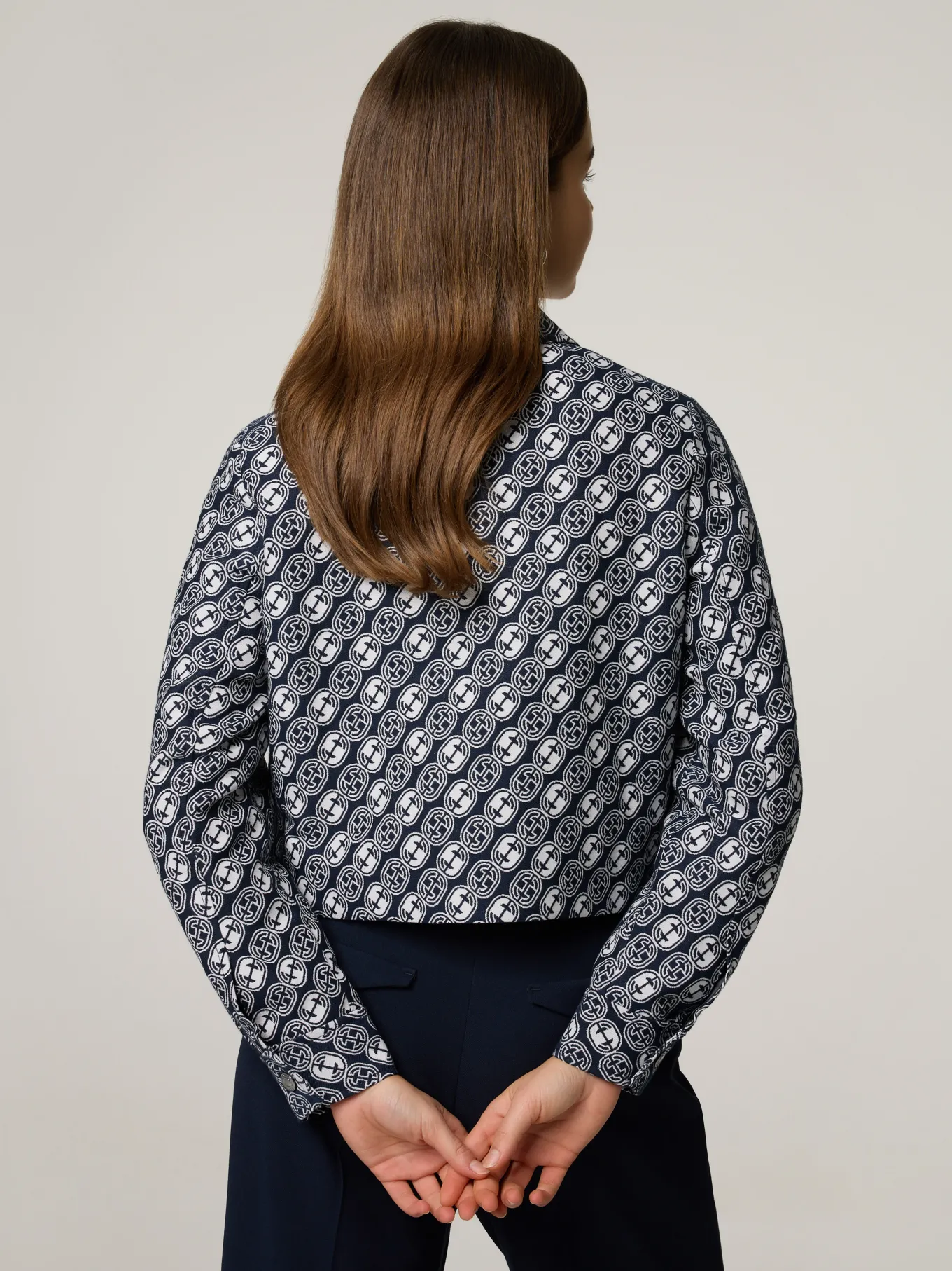 Jacke mit Allover-Print