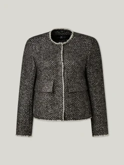 Jacke mit Schurwolle