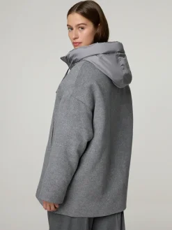 Jacke mit Schurwolle