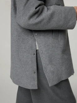 Jacke mit Schurwolle