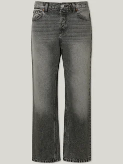 Jeans Easy Straight Crop Fit