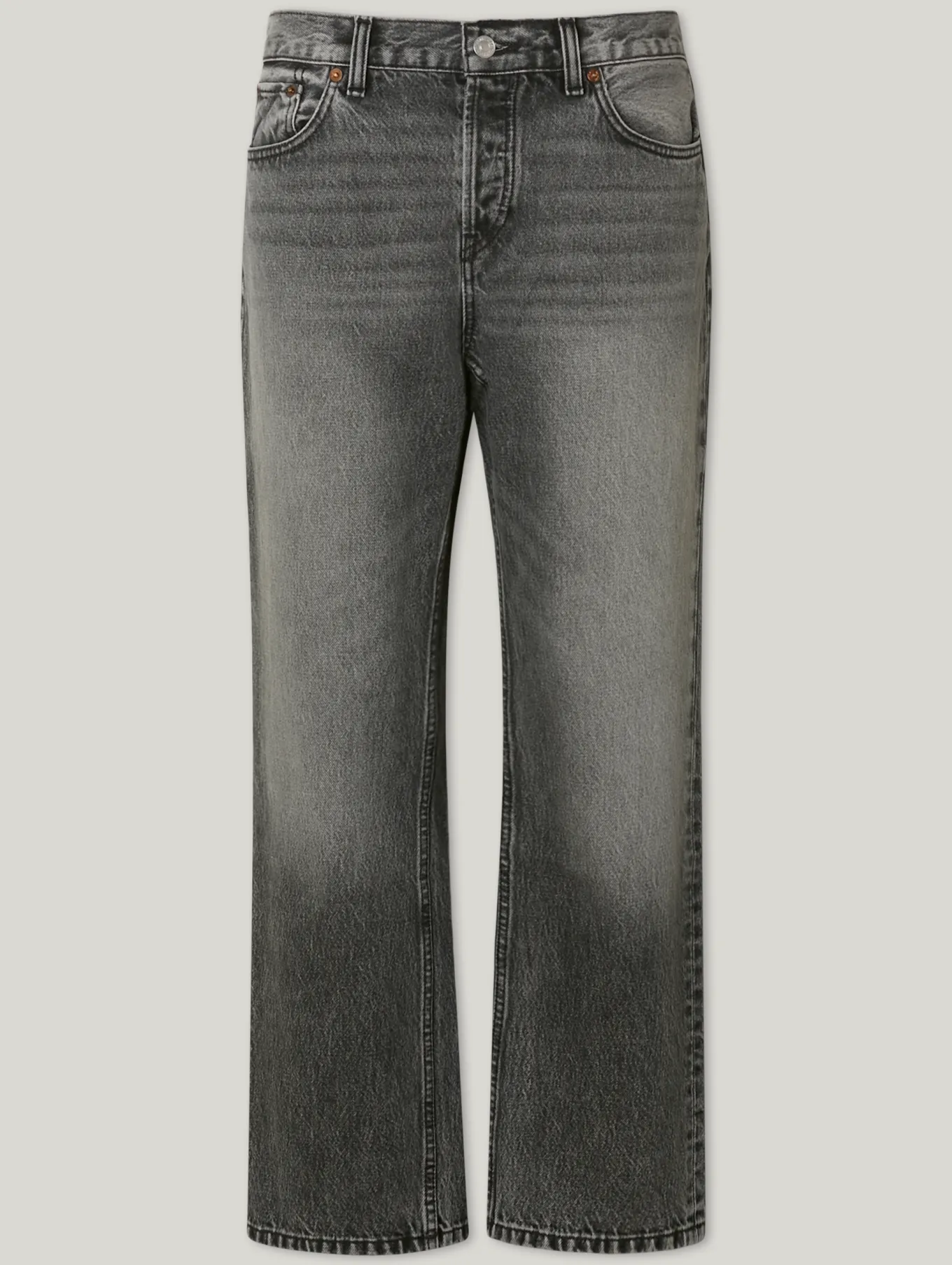 Jeans Easy Straight Crop Fit