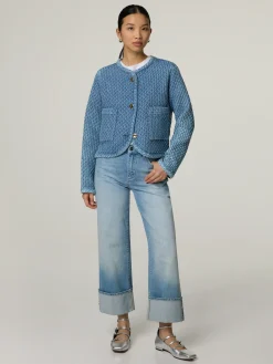 Jeans im Culotte-Stil