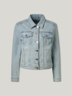 Jeans Jacke mit Baumwolle