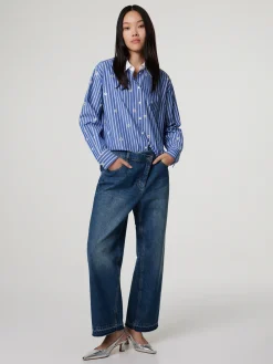 Jeans mit weitem Bein