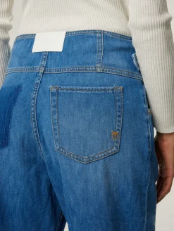 Jeans mit weitem Bein
