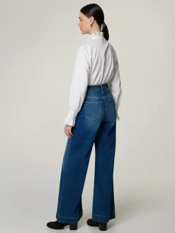 Jeans mit weitem Bein