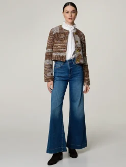 Jeans mit weitem Bein