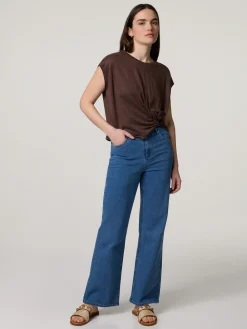 Jeans mit weitem Bein