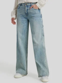 Jeans mit weitem Bein ALIA