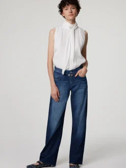 Jeans mit weitem Bein LIZ BELT