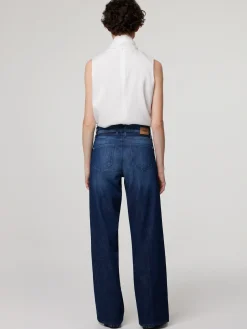 Jeans mit weitem Bein LIZ BELT