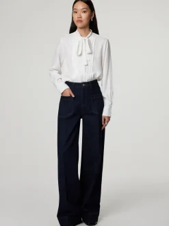 Jeans mit weitem Bein MIRU LONG