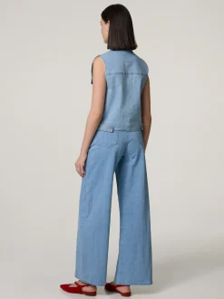 Jeans mit weitem Bein ROMY