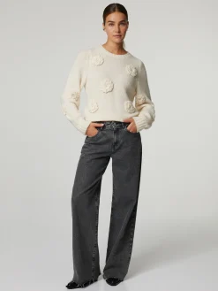 Jeans mit weitem Bein SUNNY