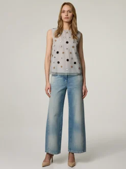 Jeans mit Wide Leg