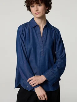 Jeansbluse