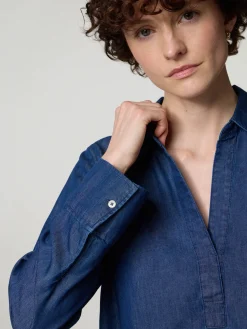 Jeansbluse