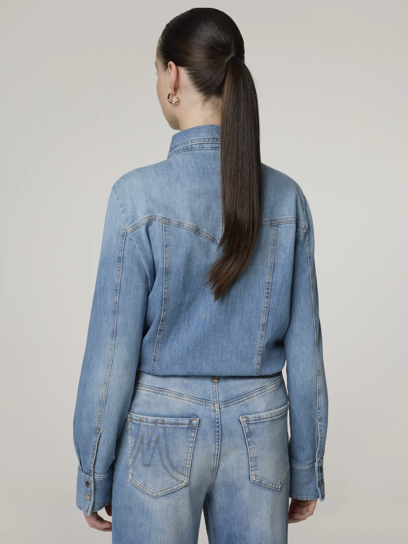 Jeansbluse