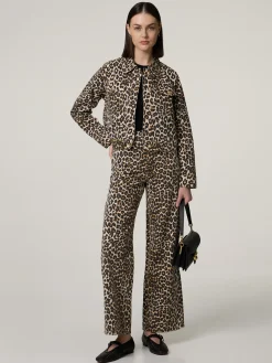 Jeansjacke im Leo-Look DJACK