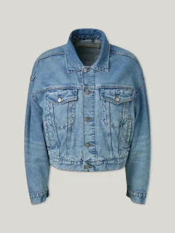 Jeansjacke im Oversized-Fit