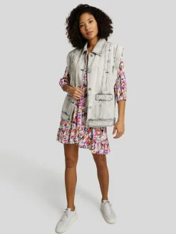 Jeansweste im Oversized-Fit