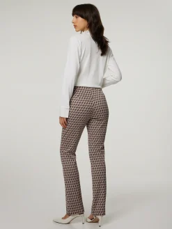 Jersey-Hose mit Flared Leg