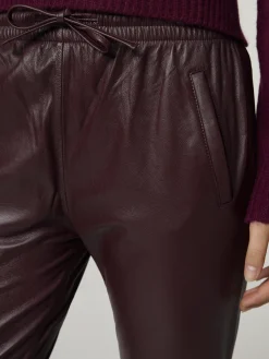 Jogginghose aus Nappaleder GIFT
