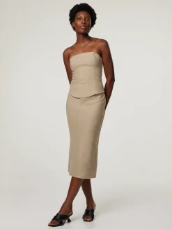 Jupe aus Leinen AGNETA