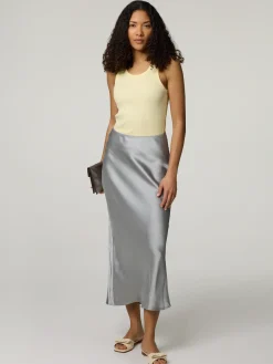 Jupe aus Satin SAAGNETA