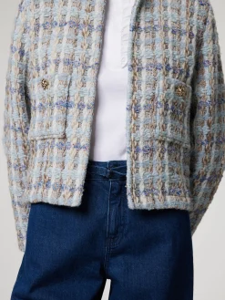 Kastenjacke aus Bouclé