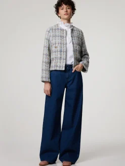 Kastenjacke aus Bouclé