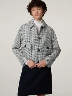 Kastenjacke mit Schurwolle