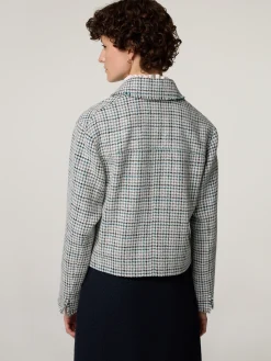 Kastenjacke mit Schurwolle