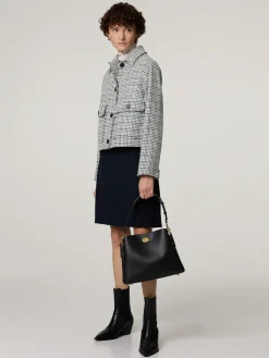 Kastenjacke mit Schurwolle