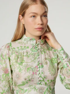 Kleid aus Leinen ALMONDI