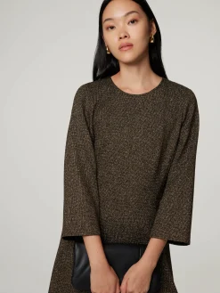 Kleid mit Metallic-Effekt