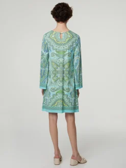 Kleid mit Paisley-Print