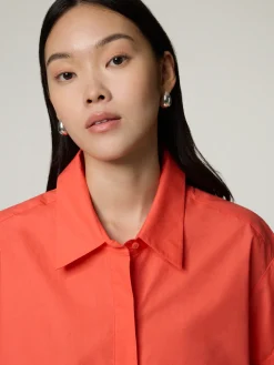 Kurzarmbluse aus Baumwolle