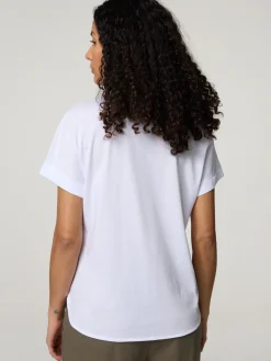 Kurzarmbluse aus Baumwolle