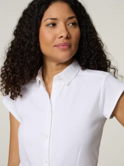 Kurzarmbluse aus Bio-Baumwolle