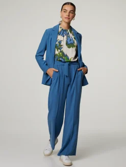 Kurzarmbluse mit Print