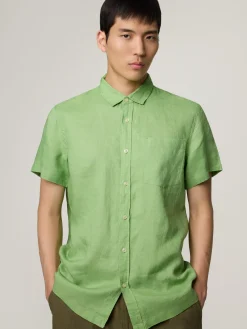 Kurzarmhemd aus Leinen