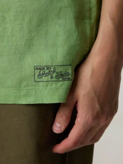 Kurzarmhemd aus Leinen