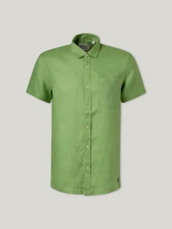 Kurzarmhemd aus Leinen