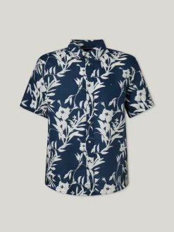 Kurzarmhemd aus Leinen