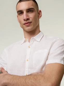 Kurzarmhemd aus Leinen