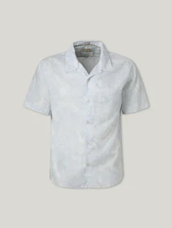 Kurzarmhemd mit Leinen