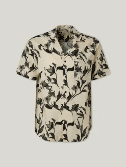 Kurzarmhemd mit Leinen SVEN