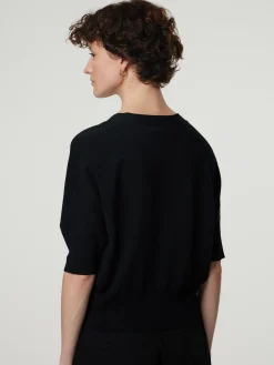 Kurzarm-Strickjacke MER